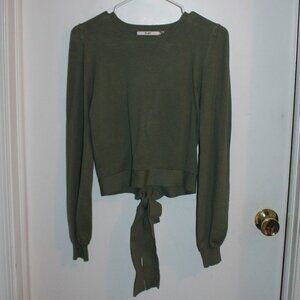 Mi Ami by Francescas Green Sweater with back Bow
